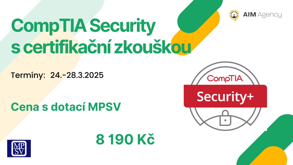 CompTIA Security  s certifikační zkouškou 